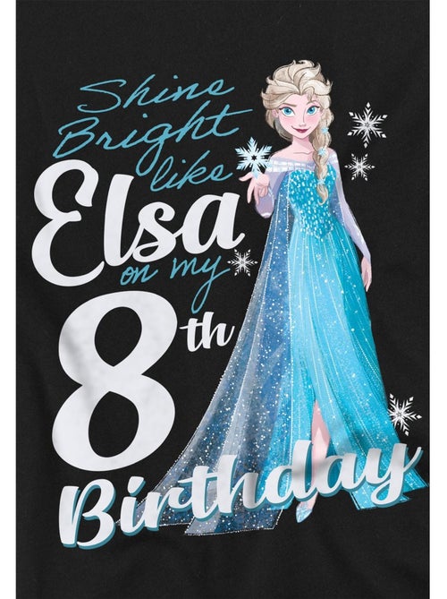 La Reine des Neiges - T-shirt ELSA (Occasion: 8ème anniversaire) - Kiabi