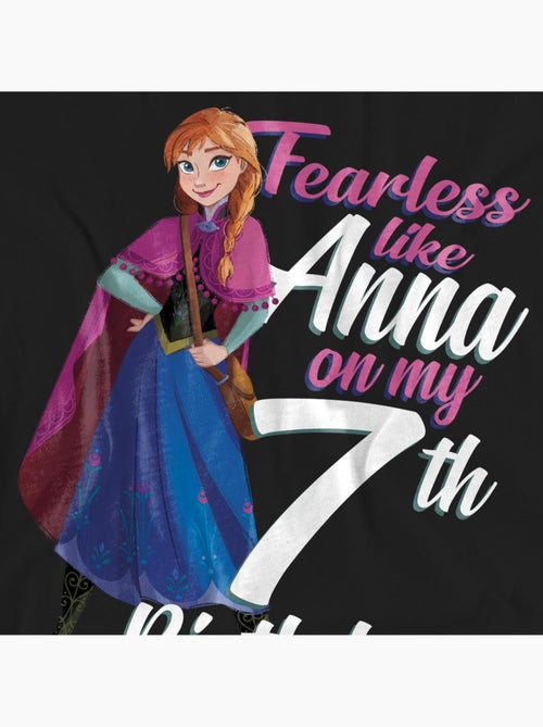 La Reine des Neiges - T-shirt FEARLESS LIKE ANNA - Kiabi