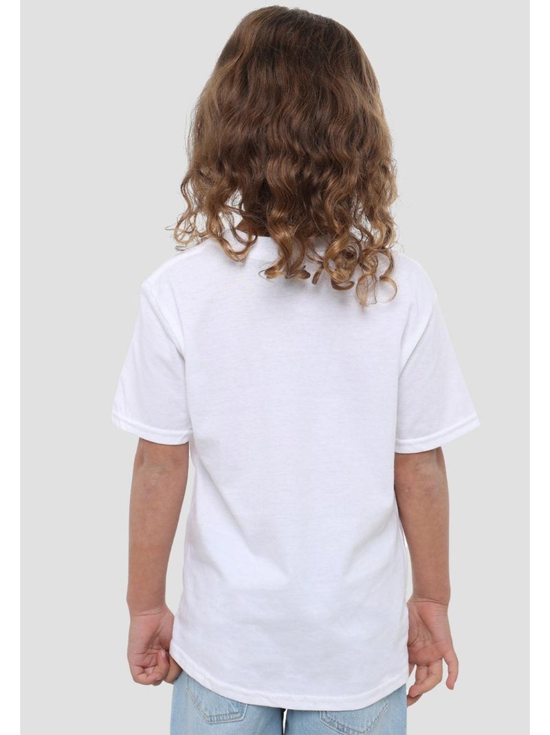 La Reine des Neiges - T-shirt LIKE WARM HUGS (Anna, Olaf) Blanc - Kiabi