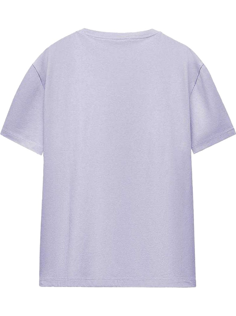 La Reine des Neiges - T-shirt motif Elsa et Anna LET IT SNOW (Anna, Elsa) Lavande - Kiabi