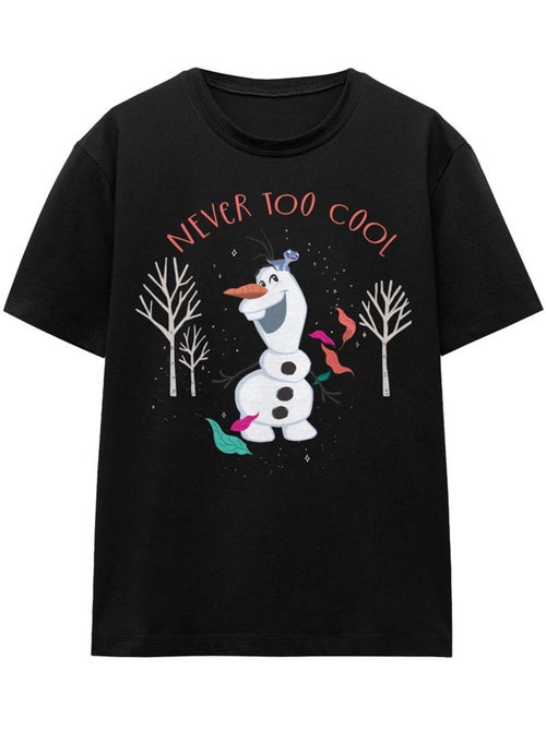La Reine des Neiges - T-shirt NEVER TOO COOL - Kiabi