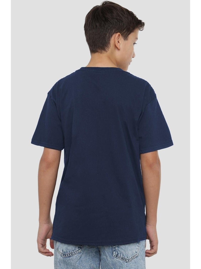 La Reine des Neiges - T-shirt OLAF (Occasion: 5ème anniversaire) Bleu marine - Kiabi