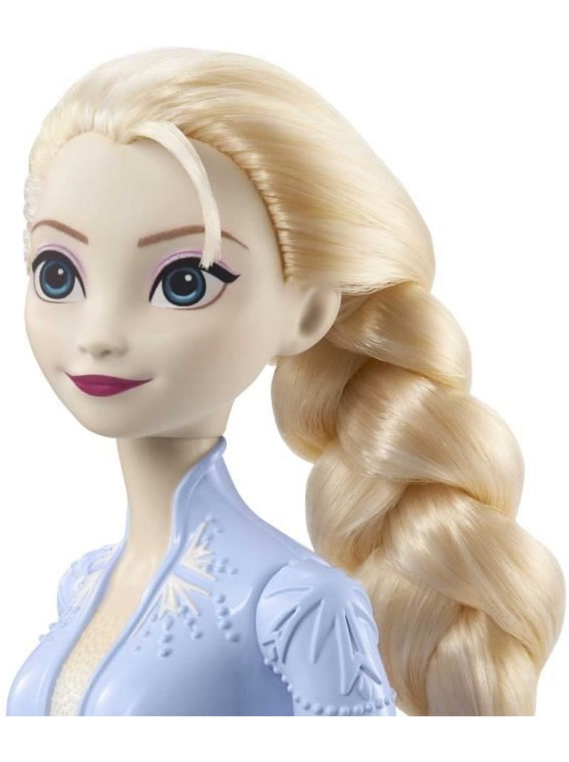 La reine des neiges 2-elsa-mattel poupée disney avec habillage et accessoires hlw48 Violet - Kiabi