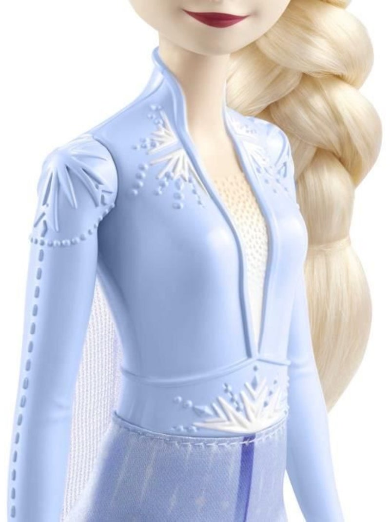 La reine des neiges 2-elsa-mattel poupée disney avec habillage et accessoires hlw48 Violet - Kiabi