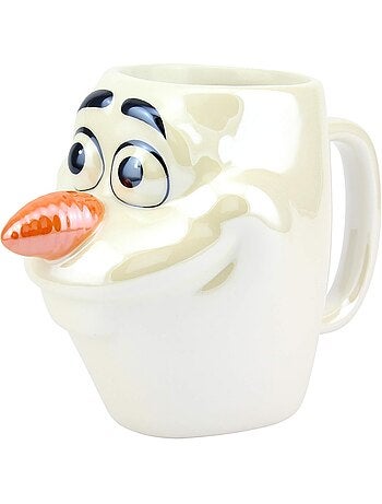 La Reine des Neiges II - Mug motif Olaf motif/style Façonné (Design/motif: Carotte, Cintré)