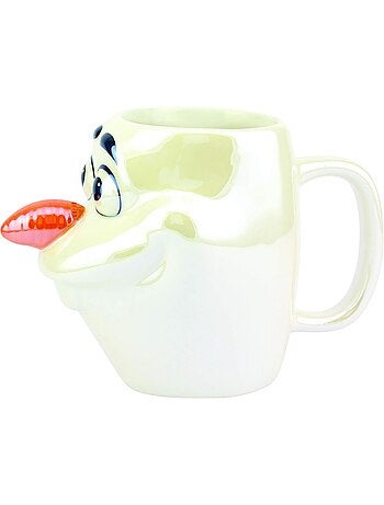 La Reine des Neiges II - Mug motif Olaf motif/style Façonné (Design/motif: Carotte, Cintré)