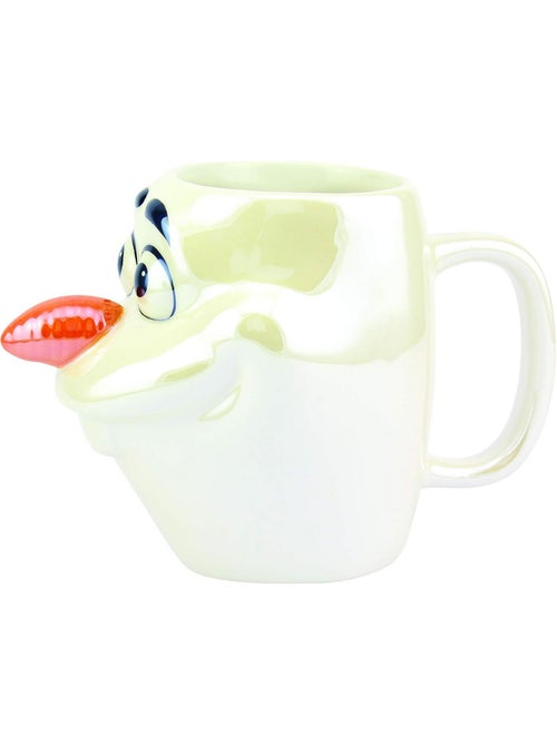 La Reine des Neiges II - Mug motif Olaf motif/style Façonné (Design/motif: Carotte, Cintré) - Kiabi