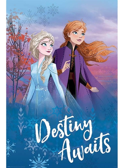 La Reine des Neiges II - Poster motif/style Longue DESTINY AWAITS - Kiabi La Reine des Neiges II - Poster motif/style Longue DESTINY AWAITS - Kiabi