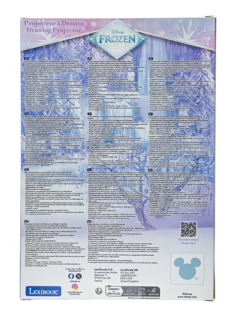 La Reine des neiges Projecteur à dessins N/A - Kiabi