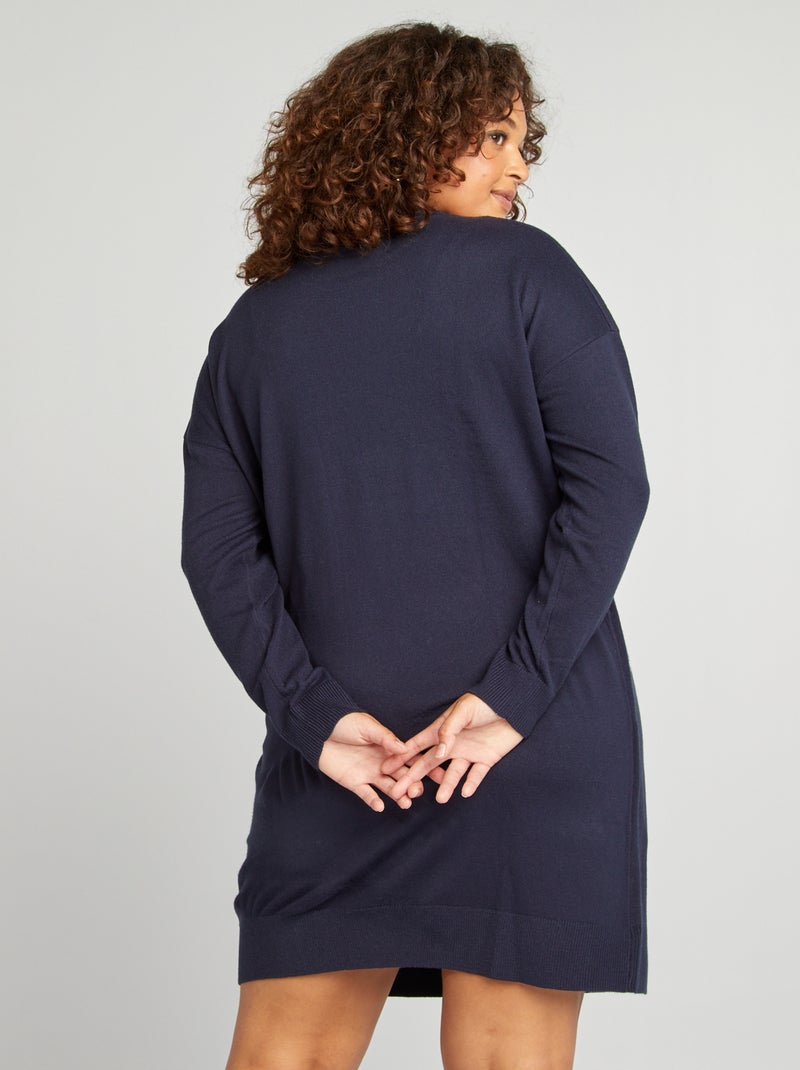 La robe pull de Noël Bleu - Kiabi