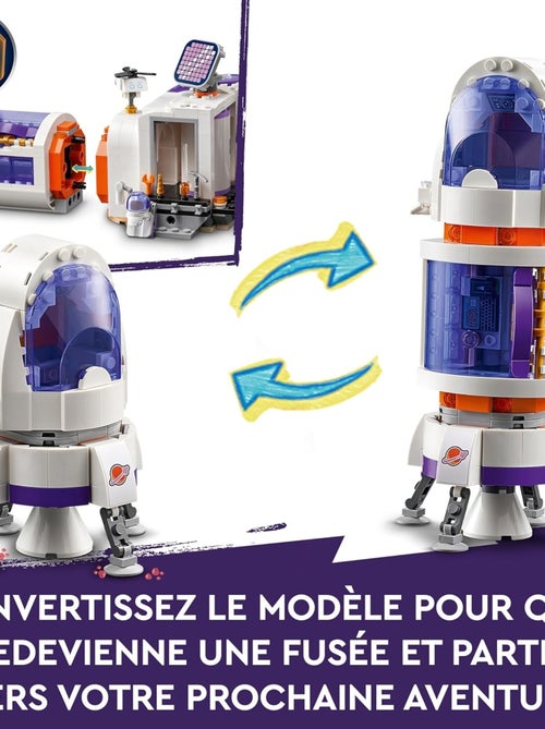 La station spatiale martienne et la fusée - Kiabi