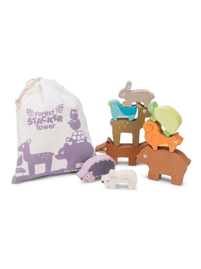 La tour des animaux de la forêt Blanc - Kiabi