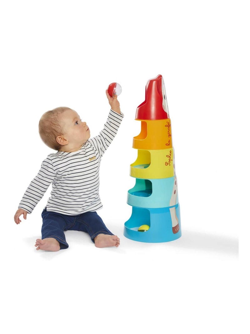 La tour géante de Sophie la girafe Multicolore - Kiabi