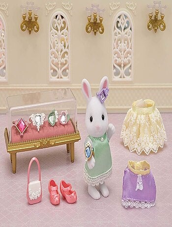 La Valisette De Mode Et Grande Soeur Lapin Neige - Sylvanian Families