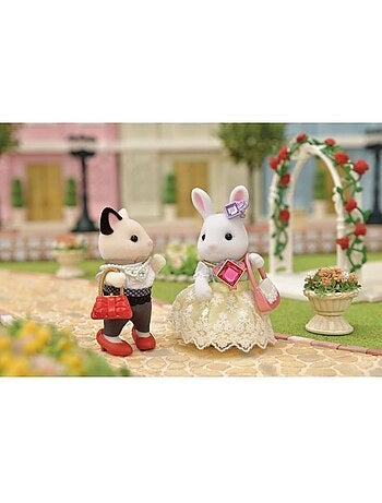 La Valisette De Mode Et Grande Soeur Lapin Neige - Sylvanian Families