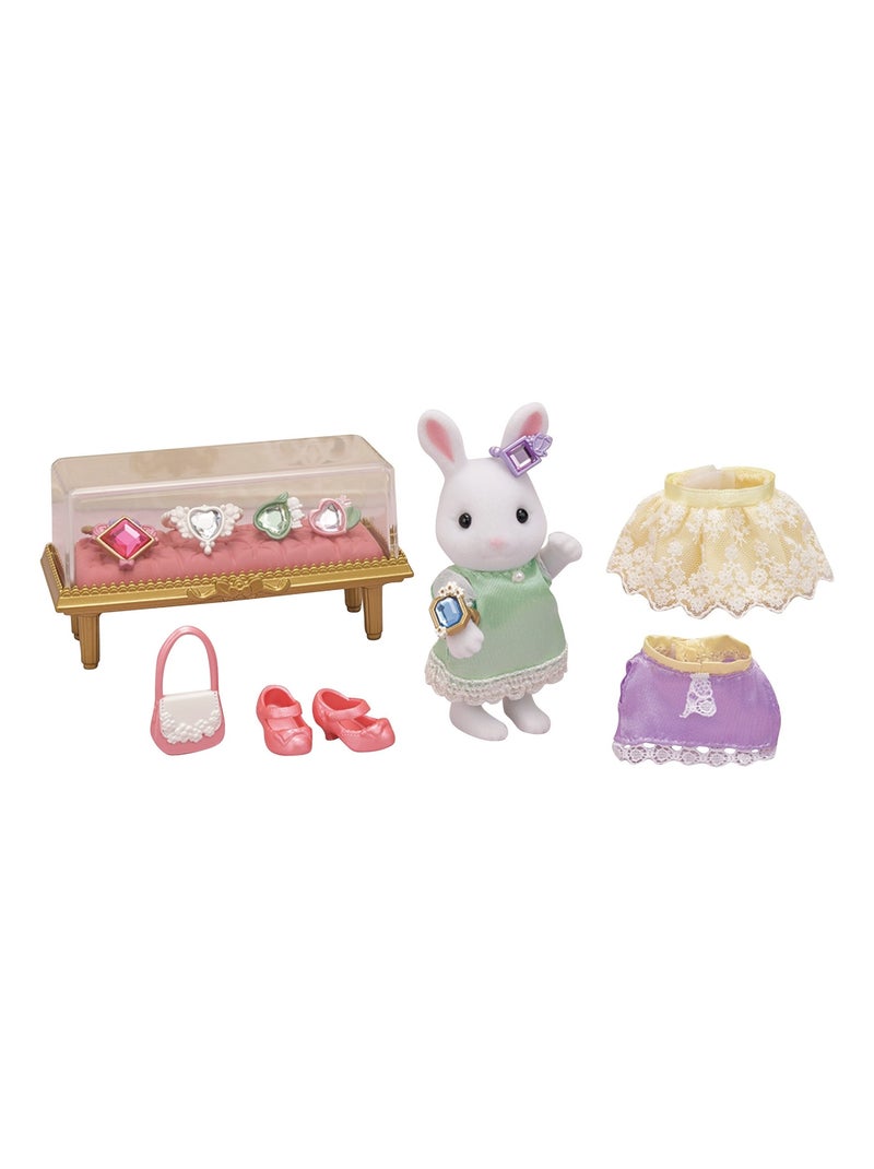 La Valisette De Mode Et Grande Soeur Lapin Neige - Sylvanian Families Multicolore - Kiabi