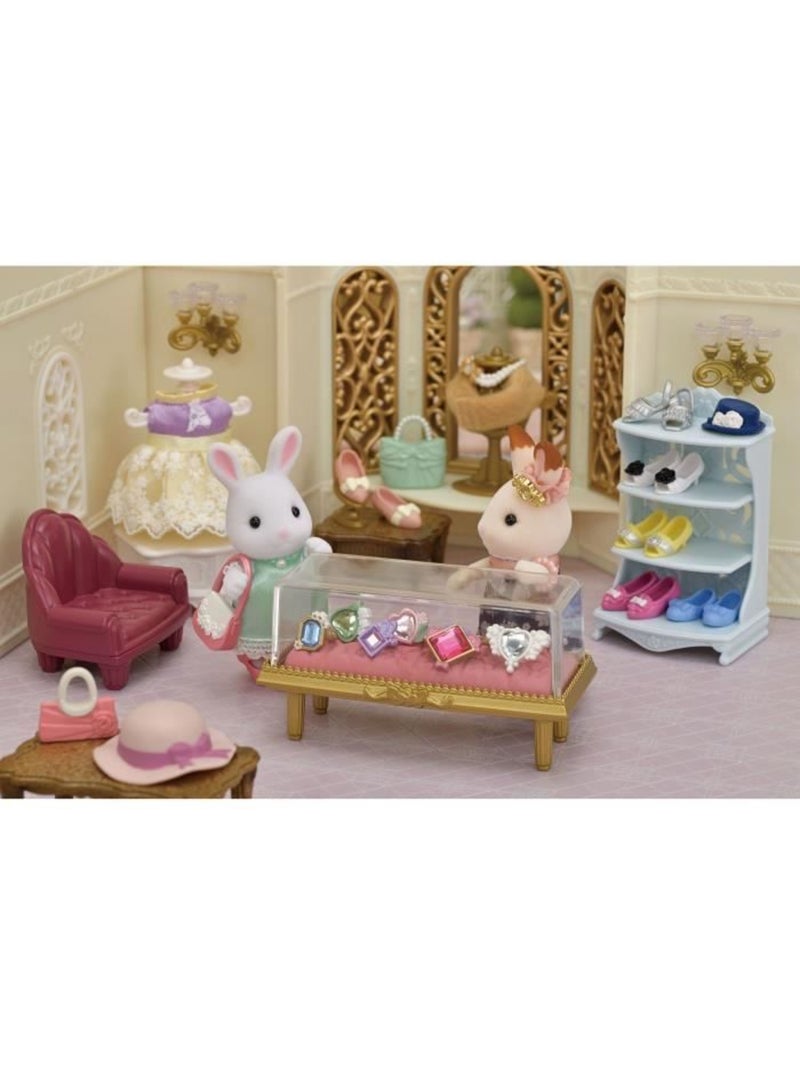 La Valisette De Mode Et Grande Soeur Lapin Neige - Sylvanian Families Multicolore - Kiabi