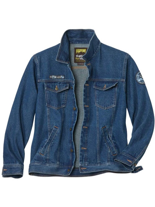 La veste en jean authentique   - atlas for men - Kiabi