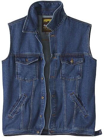La veste en jean sans manches - atlas for men