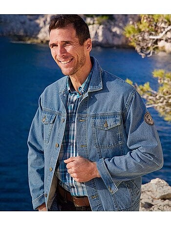 Veste en jean eagle canyon - atlas for men