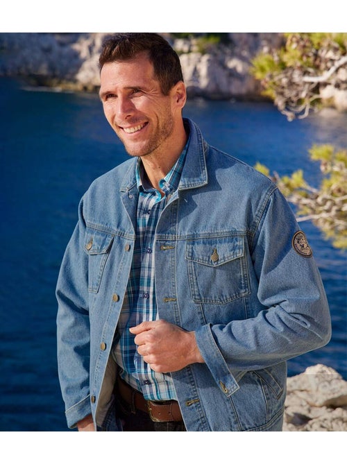 La veste en jean spring adventure  - atlas for men - Kiabi