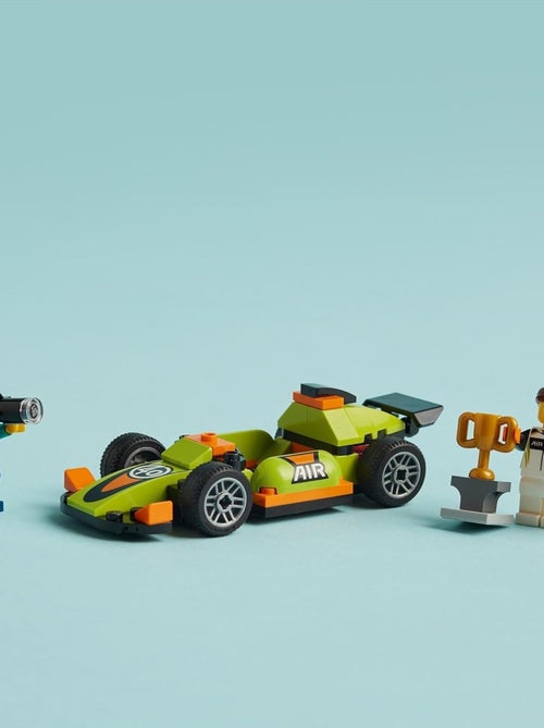 La voiture de course verte - Kiabi