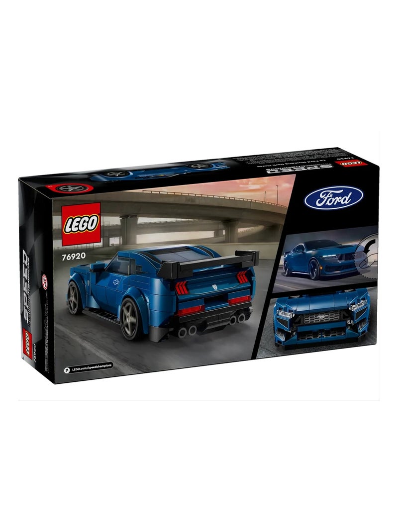 La voiture de sport Ford Mustang Dark Horse Bleu - Kiabi