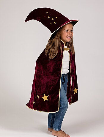 Labay | Déguisement enfant cape et chapeau de magicien Gandalf