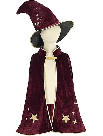 Labay | Déguisement enfant cape et chapeau de magicien Gandalf