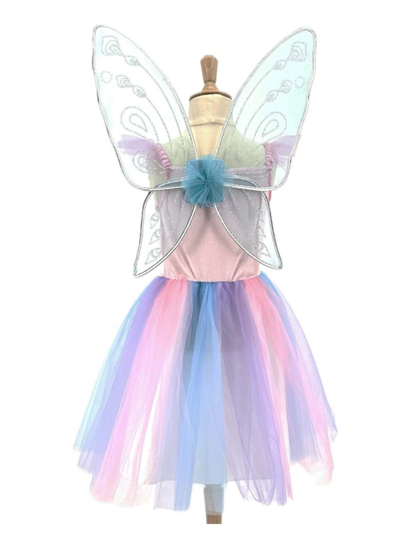 Labay | Déguisement enfant robe de fée avec ailes Apolline Bleu - Kiabi
