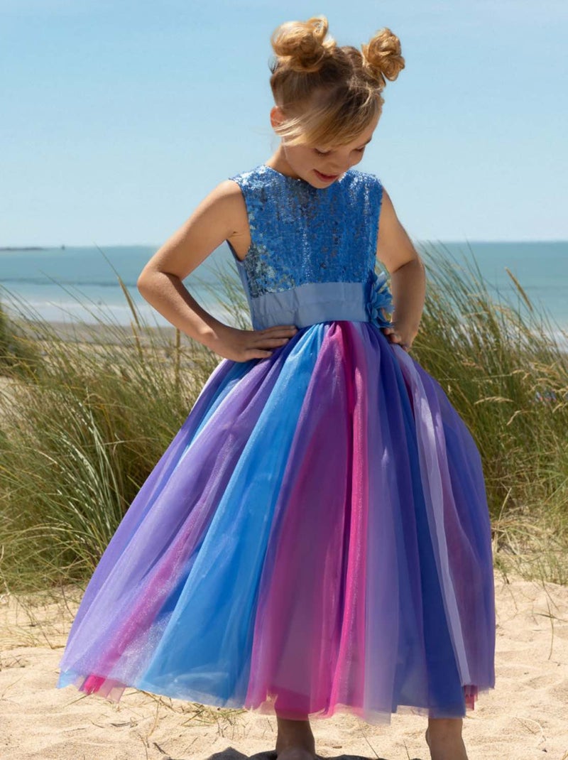Labay | Déguisement enfant – robe de princesse Louise Bleu - Kiabi
