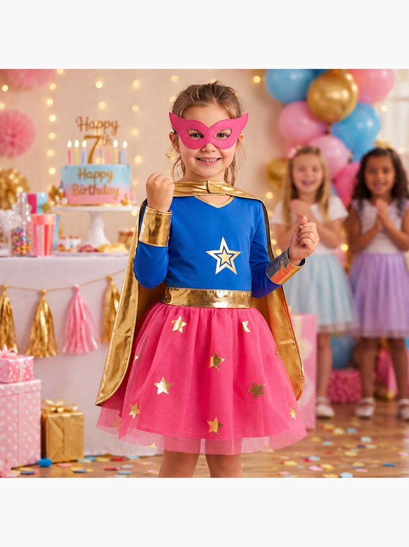 Labay | déguisement enfant super héroïne Bleu - Kiabi