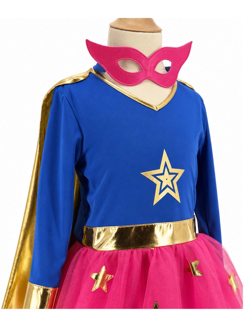 Labay | déguisement enfant super héroïne Bleu - Kiabi