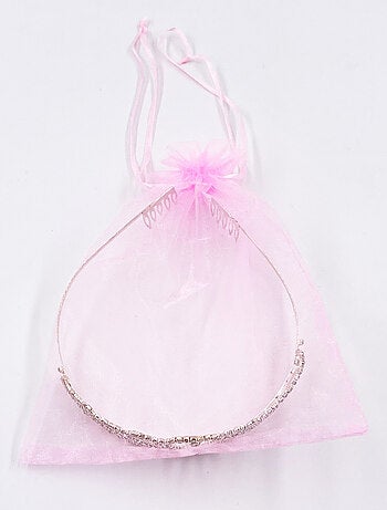 Labay | Diadème perle argenté enfant déguisement princesse Labay