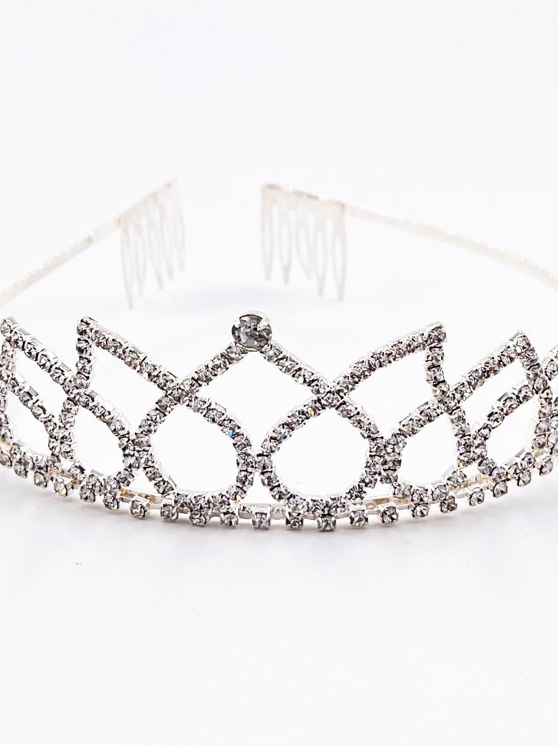 Labay | Diadème strass cœur enfant déguisement princesse Argenté - Kiabi