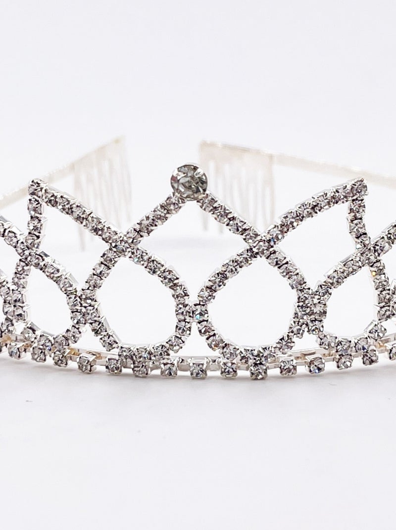 Labay | Diadème strass cœur enfant déguisement princesse Labay Argenté - Kiabi