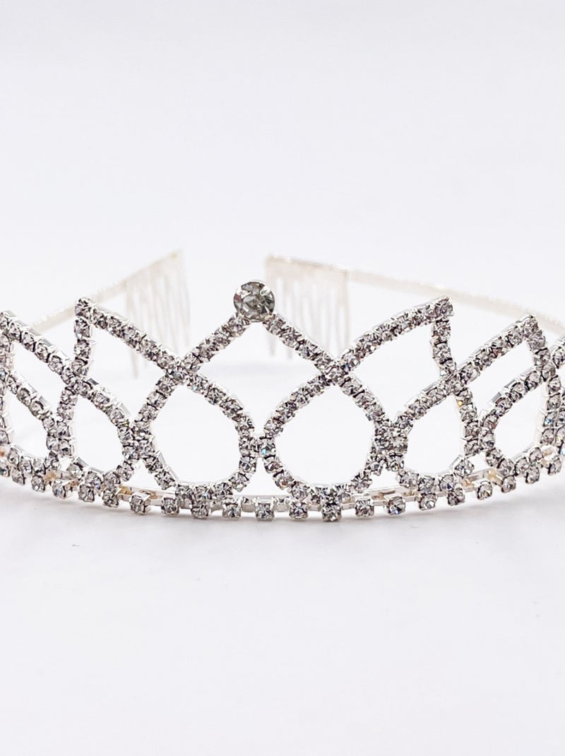 Labay | Diadème strass cœur enfant déguisement princesse Labay Argenté - Kiabi