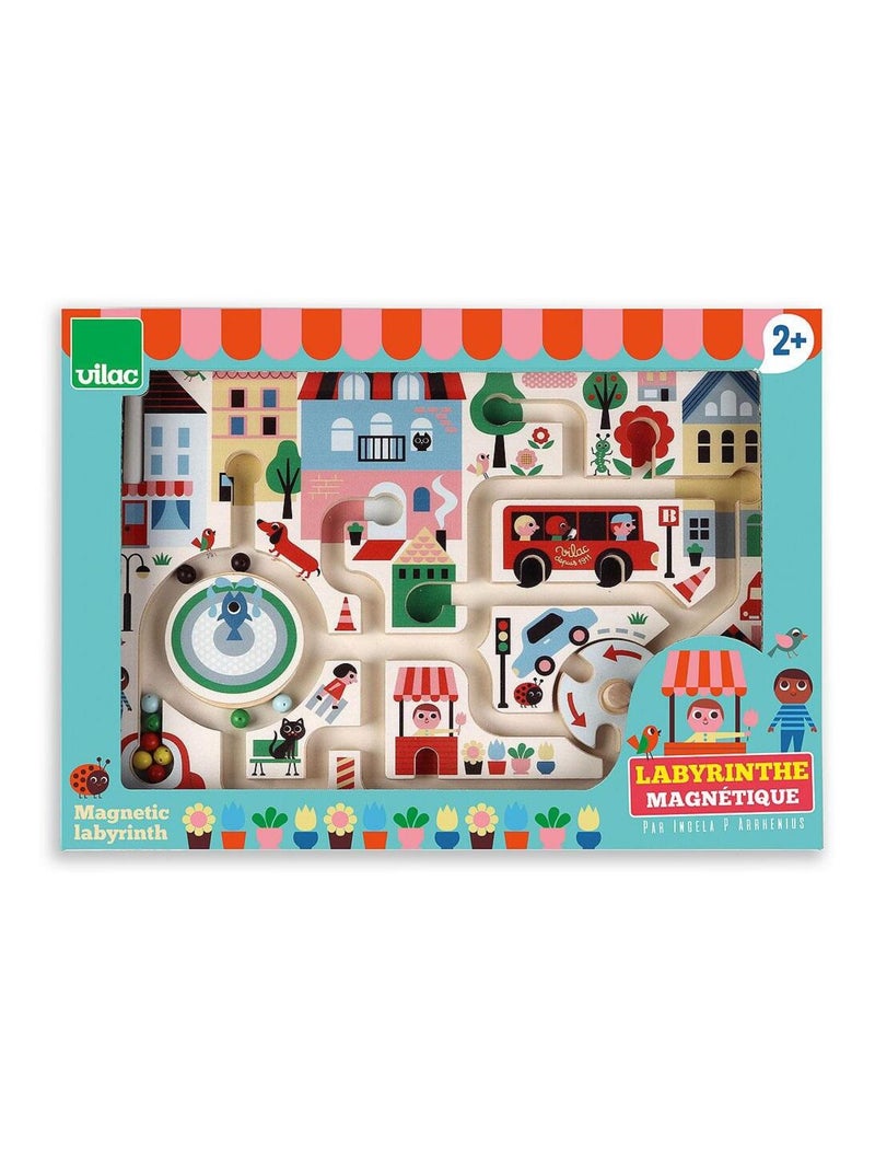 Labyrinthe magnétique Ma petite ville Beige - Kiabi