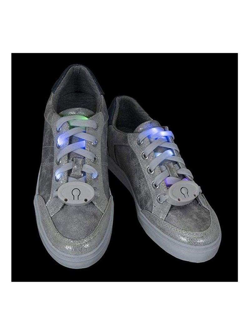 Lacets lumineux à LED Blanc - Kiabi