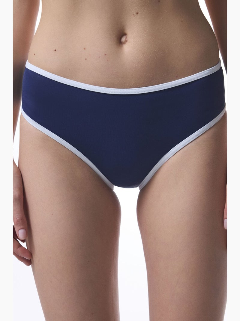 Lacie bas de bikini hipster penti Bleu marine - Kiabi