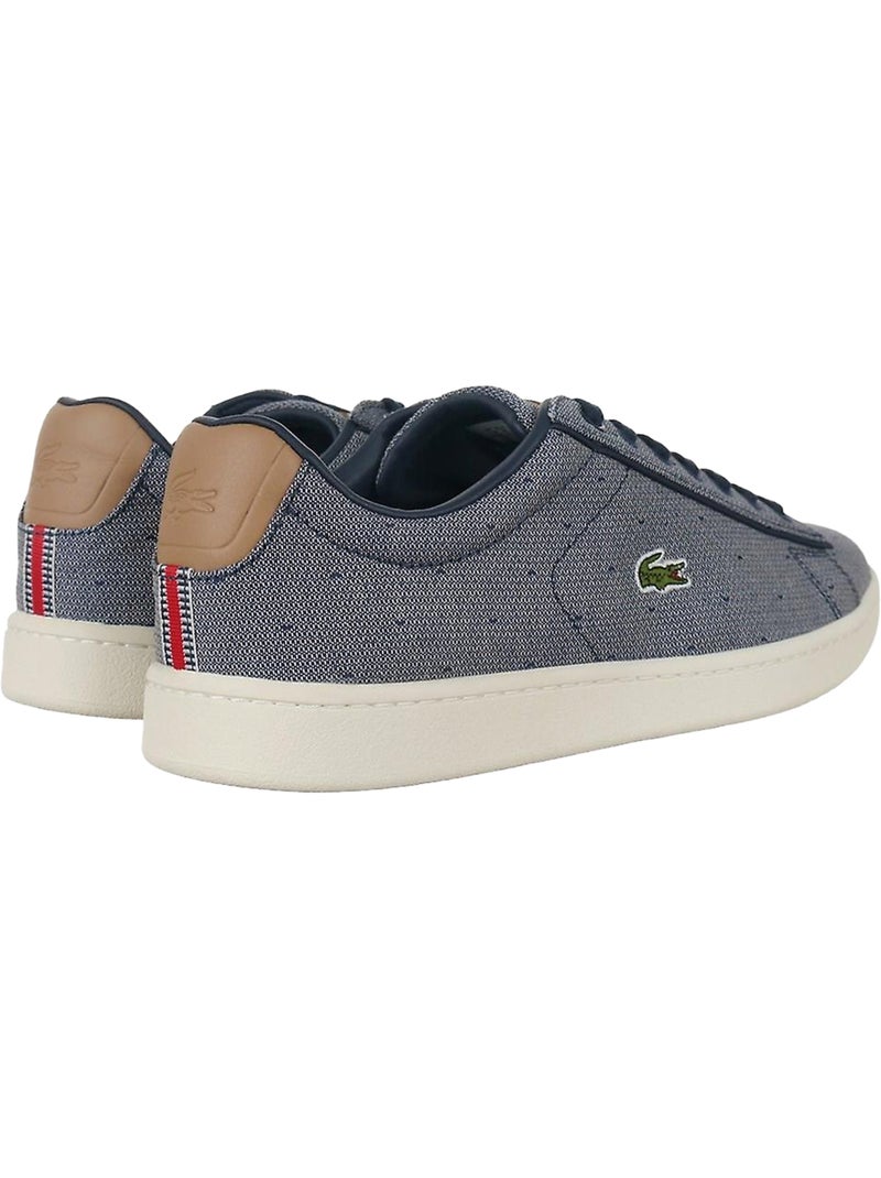 Lacoste - Baskets CARNABY EVO Blanc Bleu - Kiabi