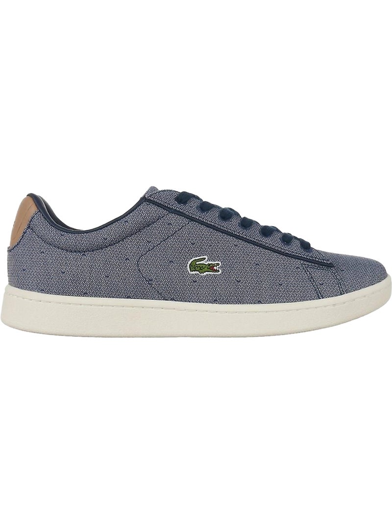 Lacoste - Baskets CARNABY EVO Blanc Bleu - Kiabi