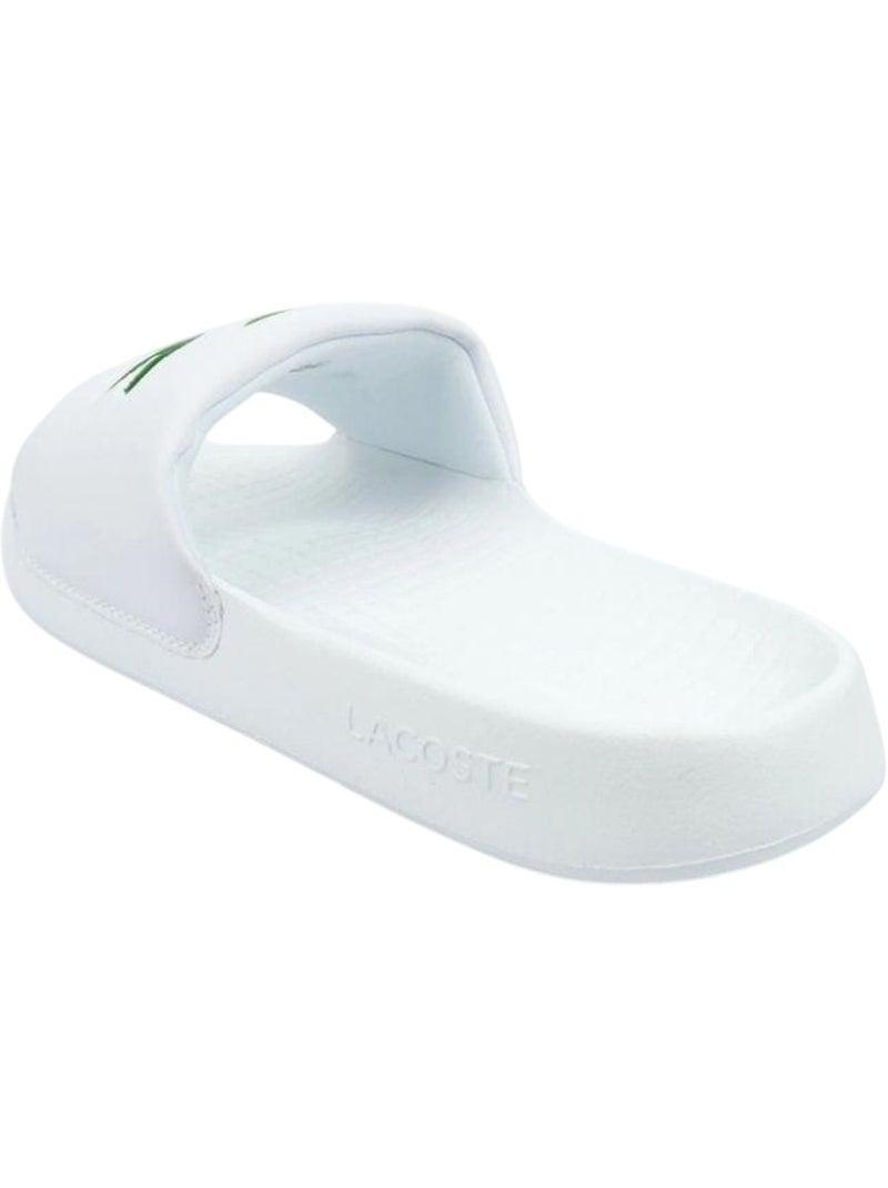 Lacoste - Claquettes SERVE Blanc - Kiabi