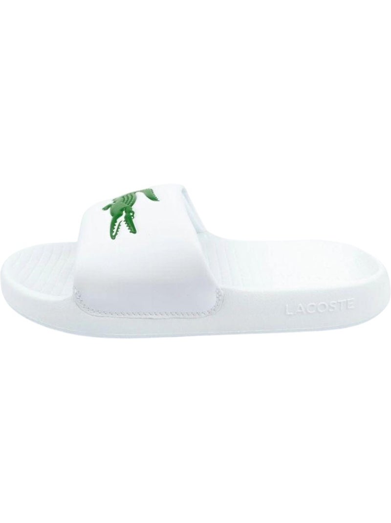 Lacoste - Claquettes SERVE Blanc - Kiabi