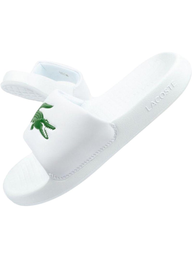 Lacoste - Claquettes SERVE Blanc - Kiabi