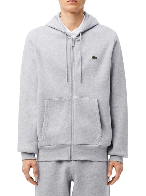 Lacoste - Veste à capuche motif/style Logo brodé - Kiabi