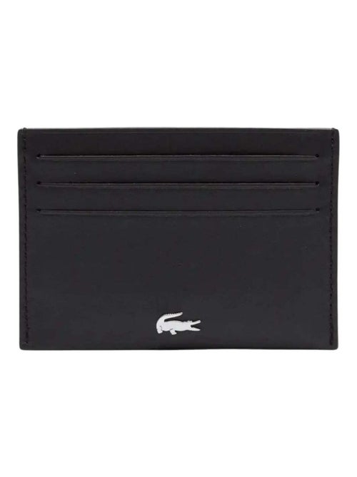 Lacoste Porte cartes Fitzgerald cuir de vachette - Kiabi