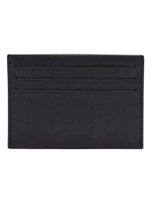 Lacoste Porte cartes Fitzgerald cuir de vachette - Kiabi