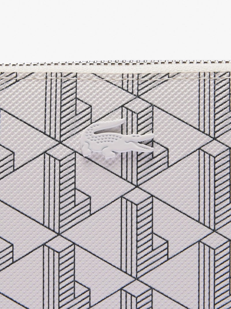 Lacoste Porte-monnaie Daily Lifestyle  Laque/Lotus Blanc - Kiabi