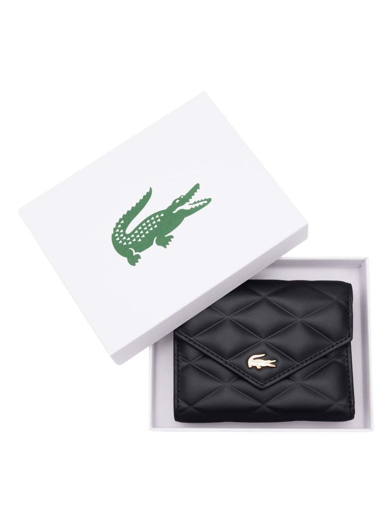 Lacoste Portefeuille Crocodelle Noir - Kiabi